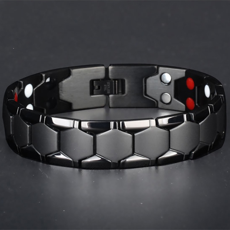 Coordinates Bracelet - Mens Jewellery Anti-Fatigue Healing Hematite Beads