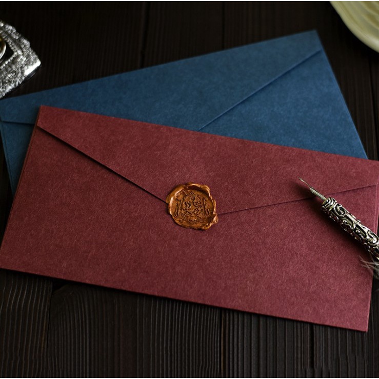 Wax Seal Letter Kit - 1pcs Paper Envelopes for Business Birthday