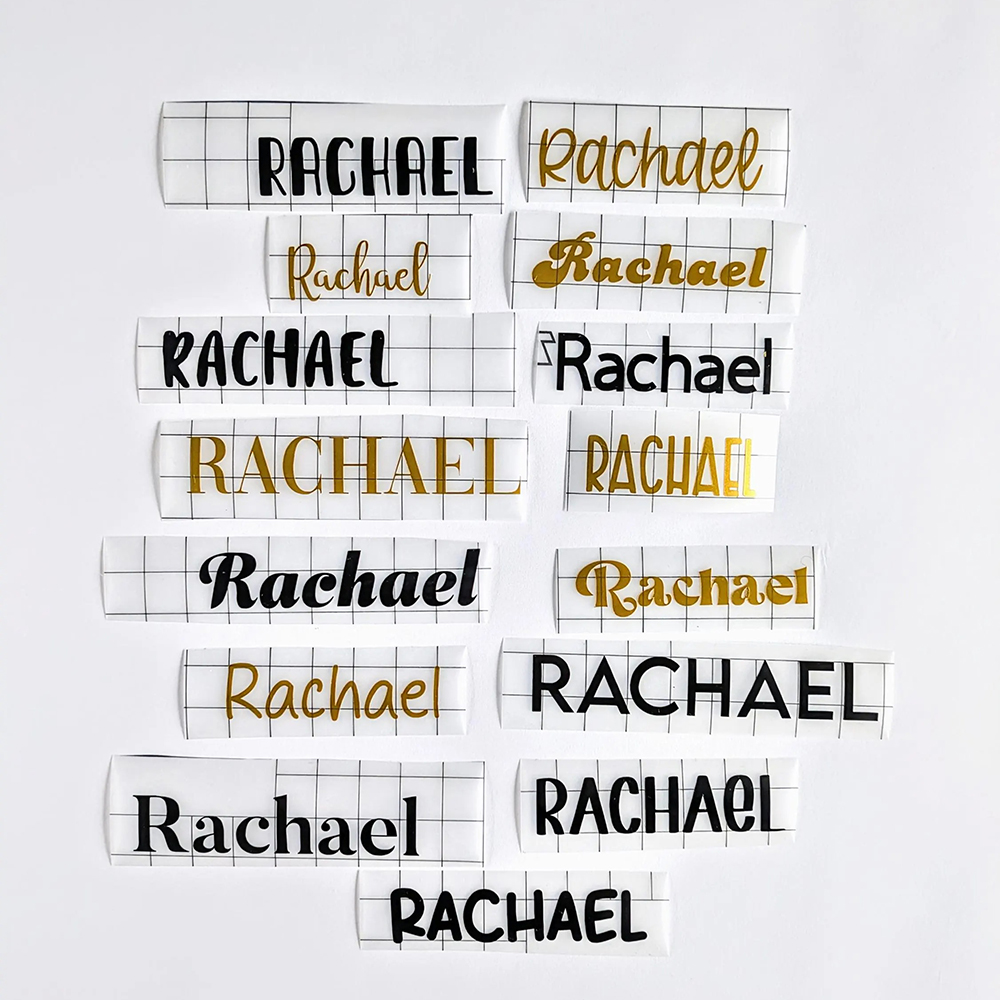Personalised Candle Label - Personalized Name Vinyl Decals Custom Bride