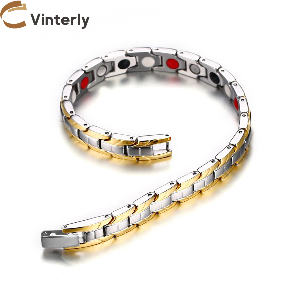 Coordinates Bracelet - Vinterly Magnetic Bracelet Health Energy Chain