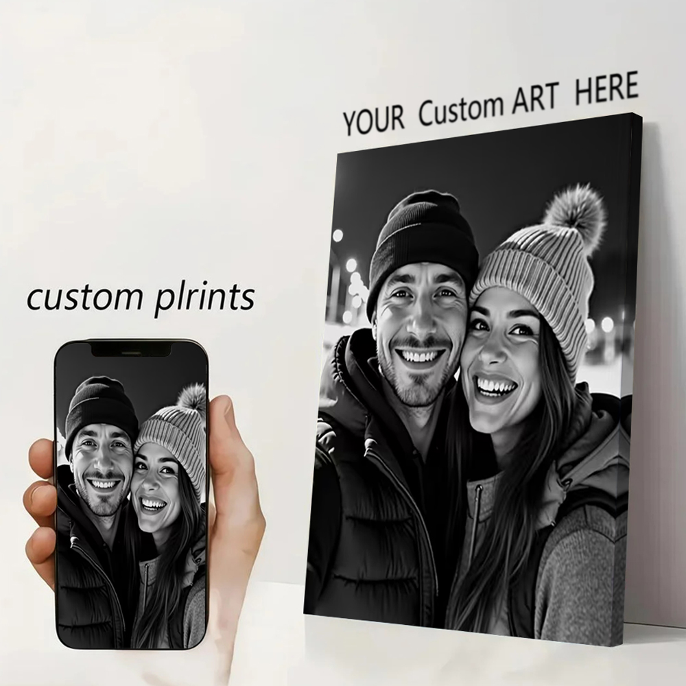 Pet Portrait Custom - Custom Print Canvas Painting From Your