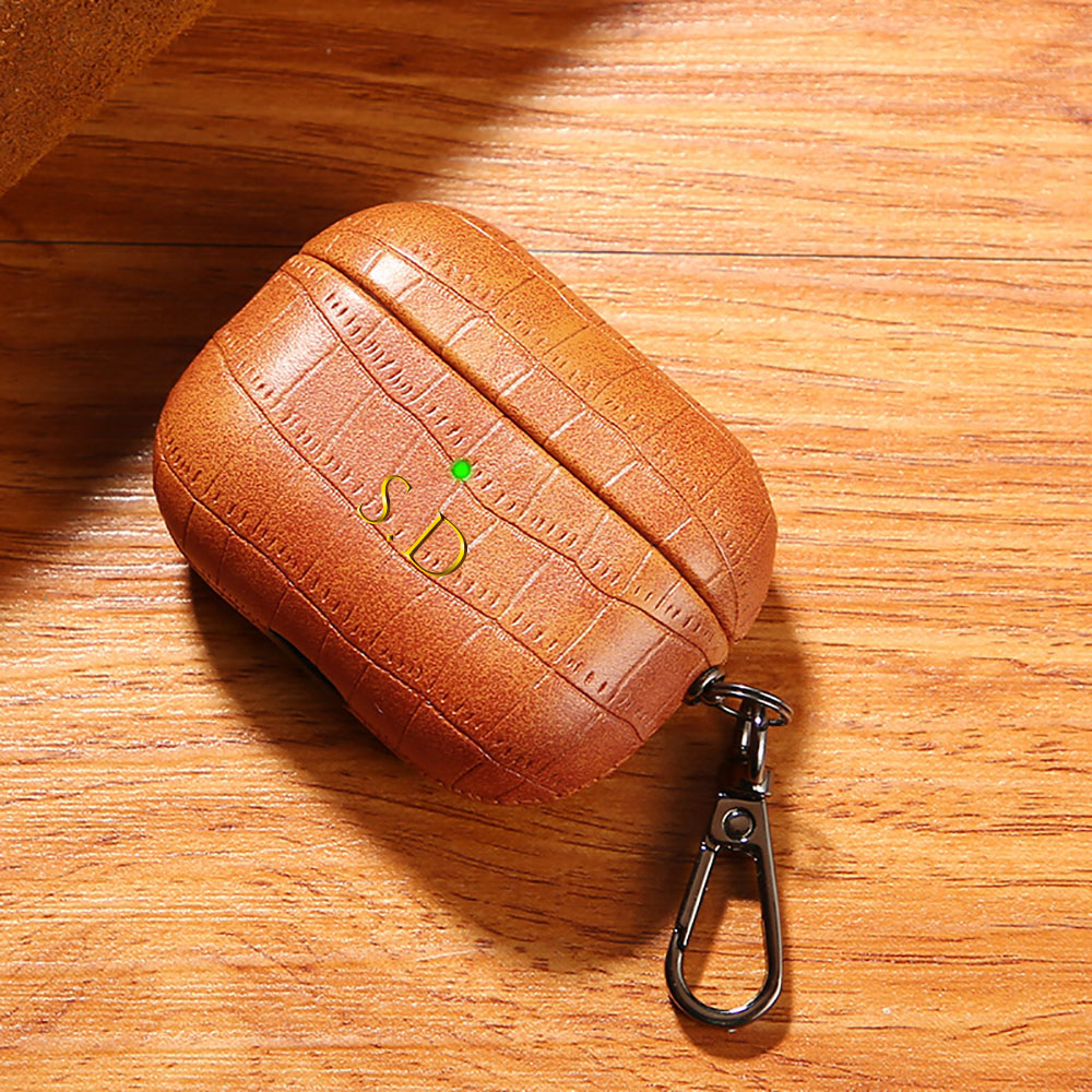 For Airpods 1 2 3 4 Pro 2 Luxu - Monogram Keychain Leather review and price