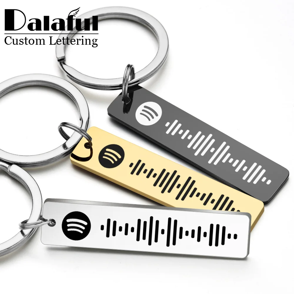 Personalized Spotify Code Keyc - Initial Ring Custom review and price