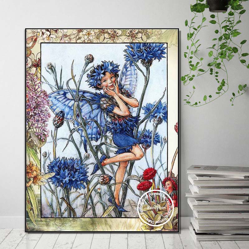 Cicely Mary Barker Artwork Flo - Photo Mosaic Print review and price