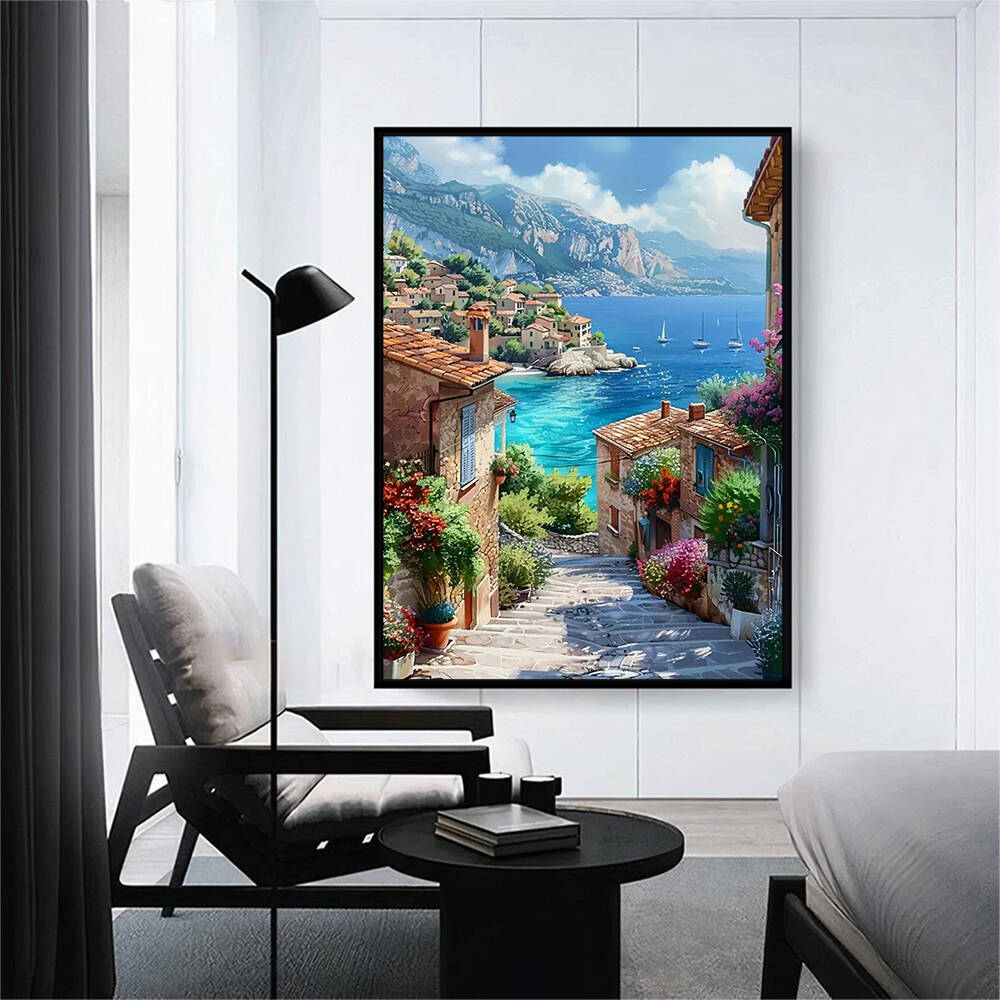 1pc frameless  Diamond Paintin - Photo Mosaic Print review and price