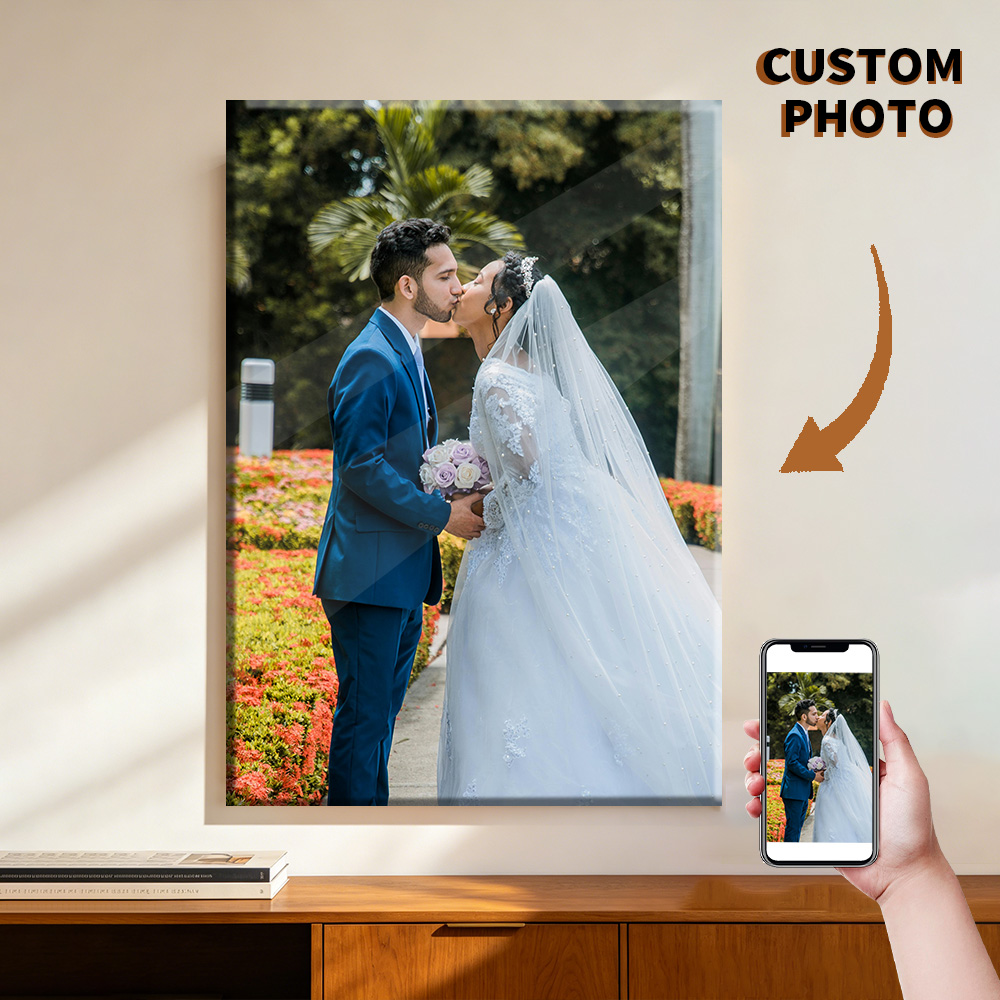1 Pc Customized Photos on Canv - Engraved Wood Frame review and price