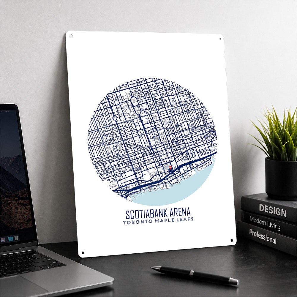 Scotiabank Arena Map Metal Pos - Custom Map Poster review and price