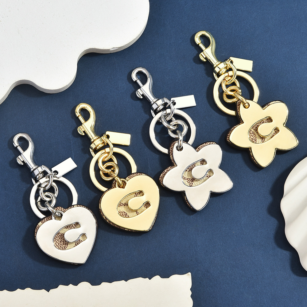 Monogram Heart Flower Bag Char - Monogram Keychain Leather review and price