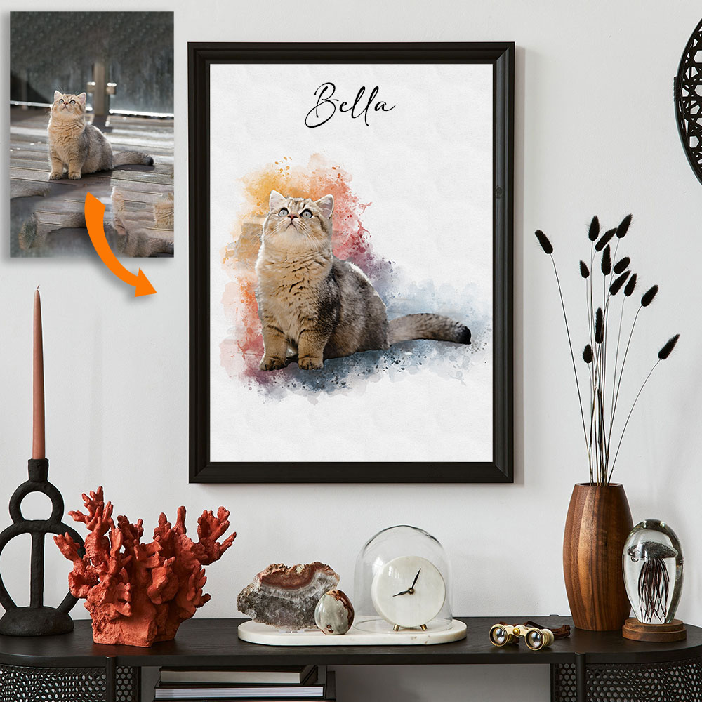 Custom Pet Portrait from Photo - Pet Portrait Custom review and price