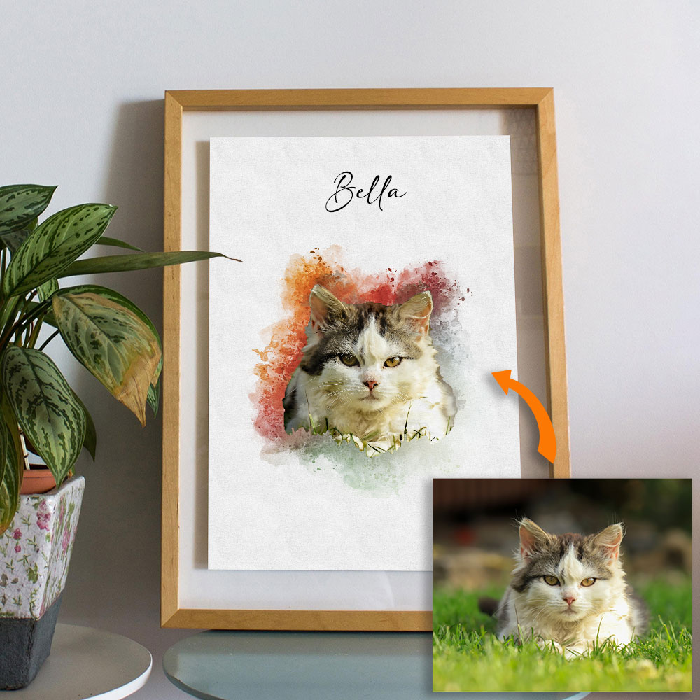 Custom Pet Portrait from Photo - Pet Portrait Custom review and price