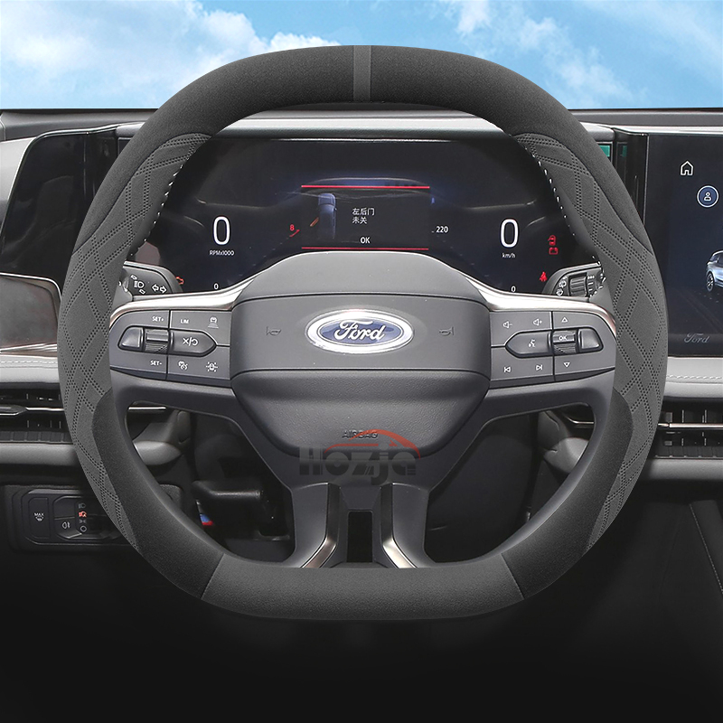 Suede Car Steering Wheel Cover - Custom Map Poster review and price