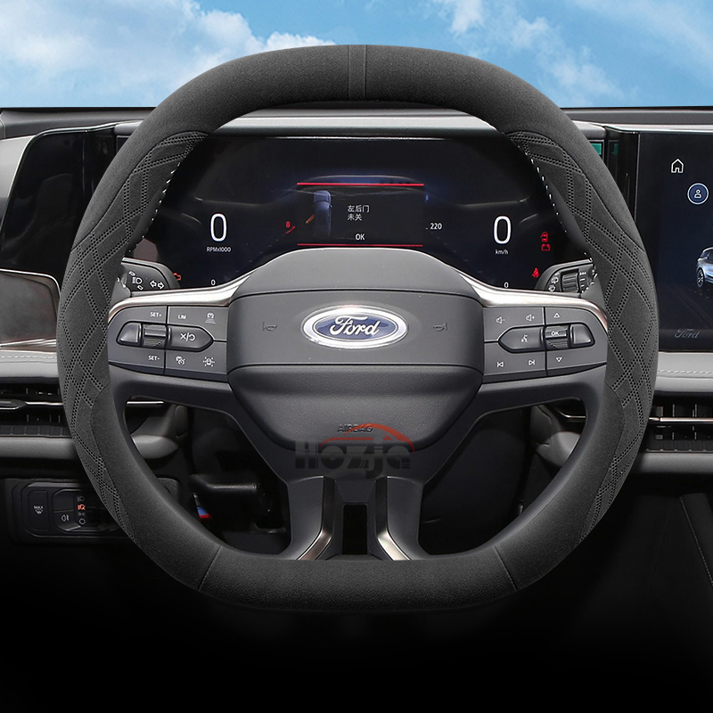 Suede Car Steering Wheel Cover - Custom Map Poster review and price