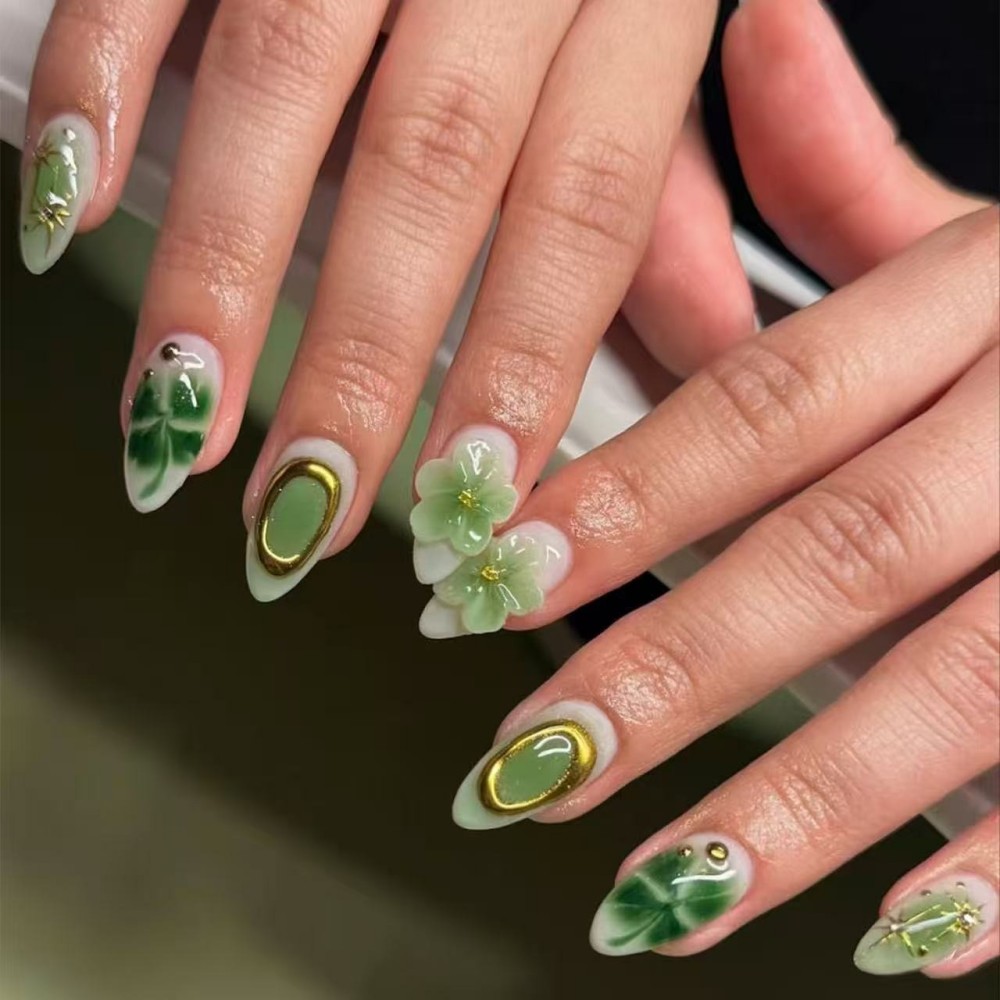 24PCS Luxury Emerald Green Flo - Pressed Flower Art review and price