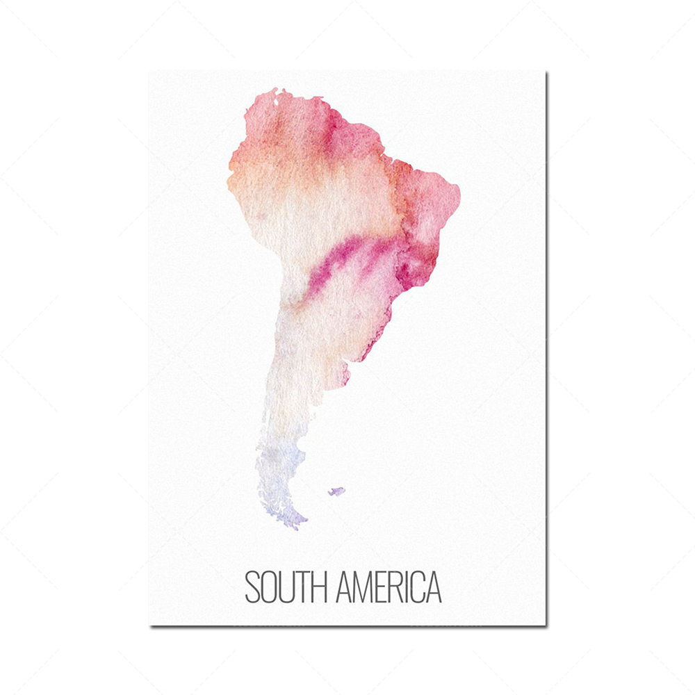 6 continent poster set, North  - Custom Star Map review and price
