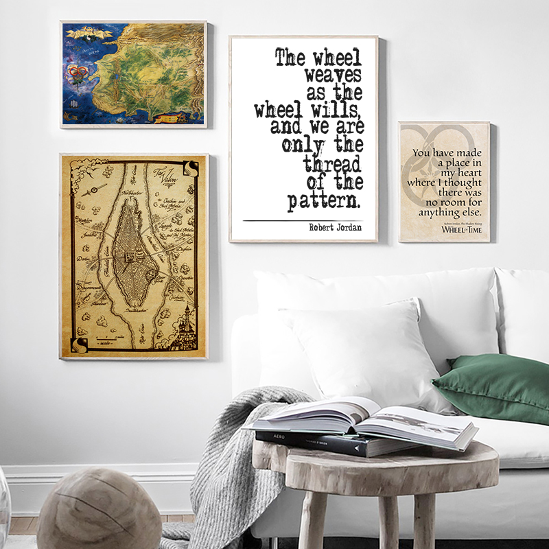 The Wheel of Time Map Poster P - Custom Star Map review and price