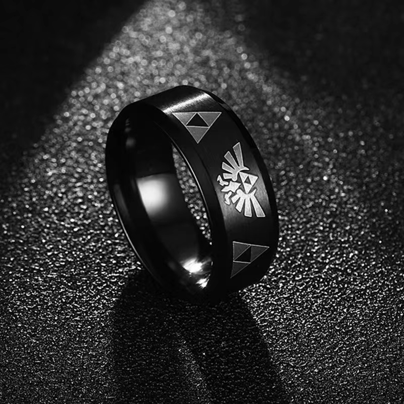 Fashion Anime Triforce Triangl - Initial Ring Custom review and price