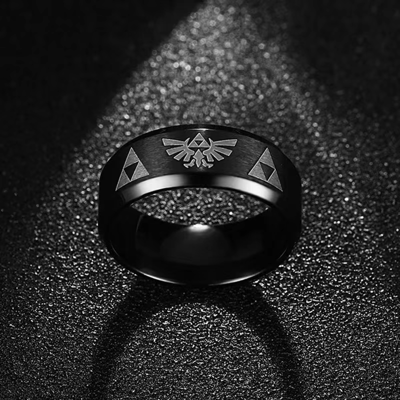 Fashion Anime Triforce Triangl - Initial Ring Custom review and price