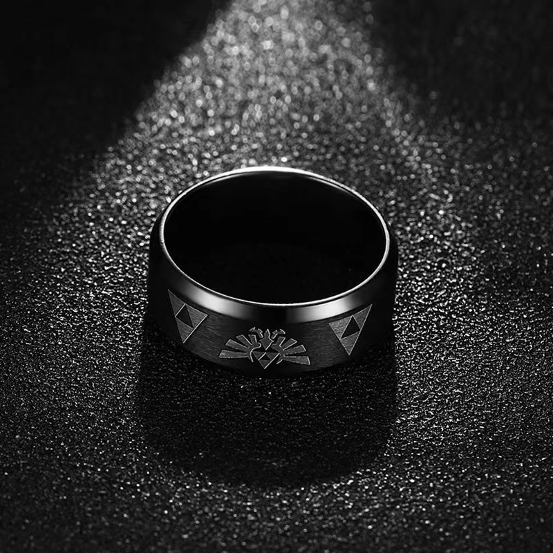 Fashion Anime Triforce Triangl - Initial Ring Custom review and price