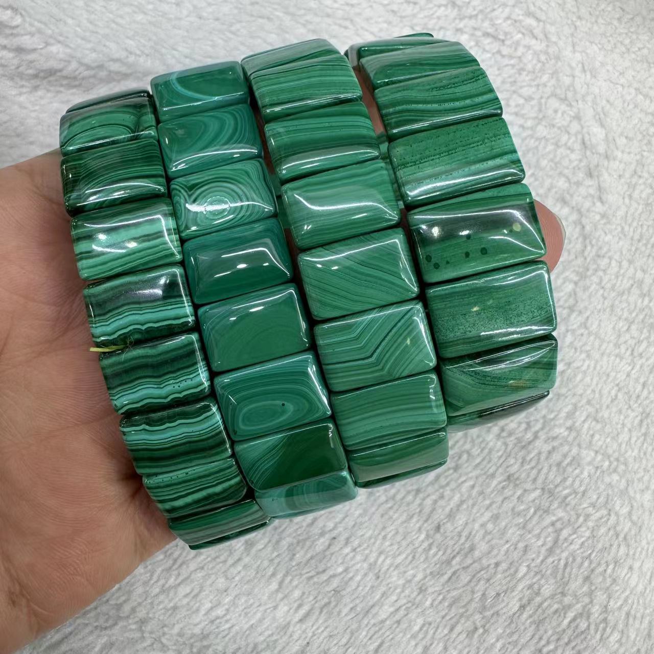 Genuine Natural Green Malachit - Coordinates Bracelet review and price