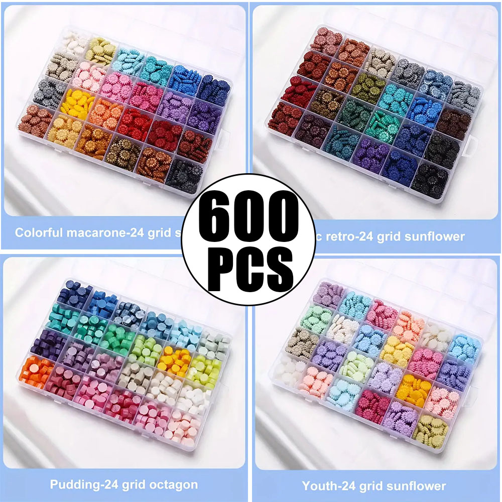 600Pcs Box Sealing Wax Beads,  - Wax Seal Letter Kit review and price