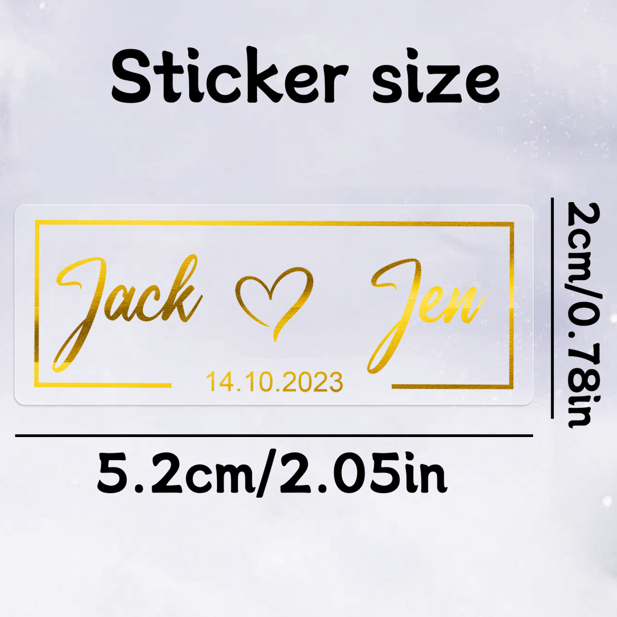 30-240pcs Custom Gold Stamping - Personalised Candle Label review and price
