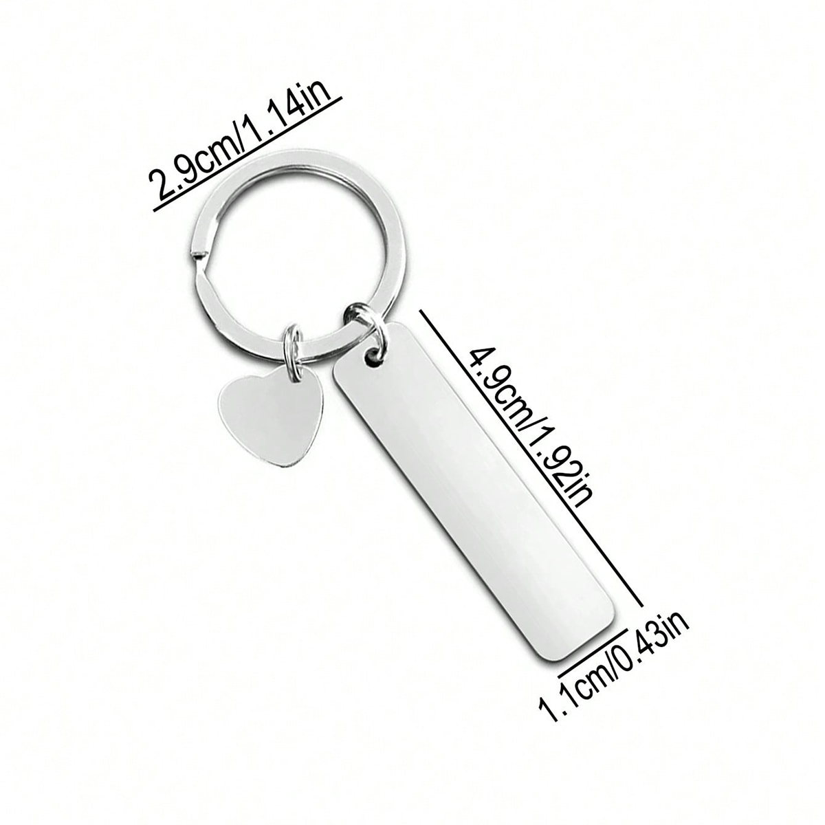 Custom Text Keychain Personali - Initial Ring Custom review and price