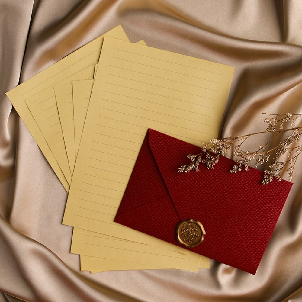 10Pcs Linen Texture Retro Enve - Wax Seal Letter Kit review and price