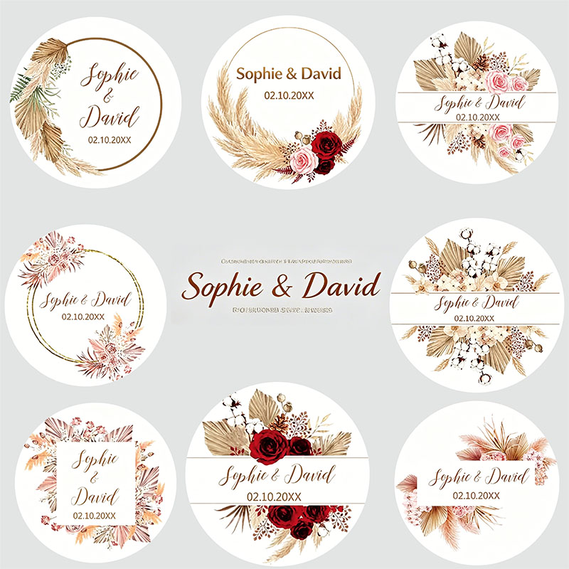 Personalized Boho Dried Pampas - Personalized Name Box review and price