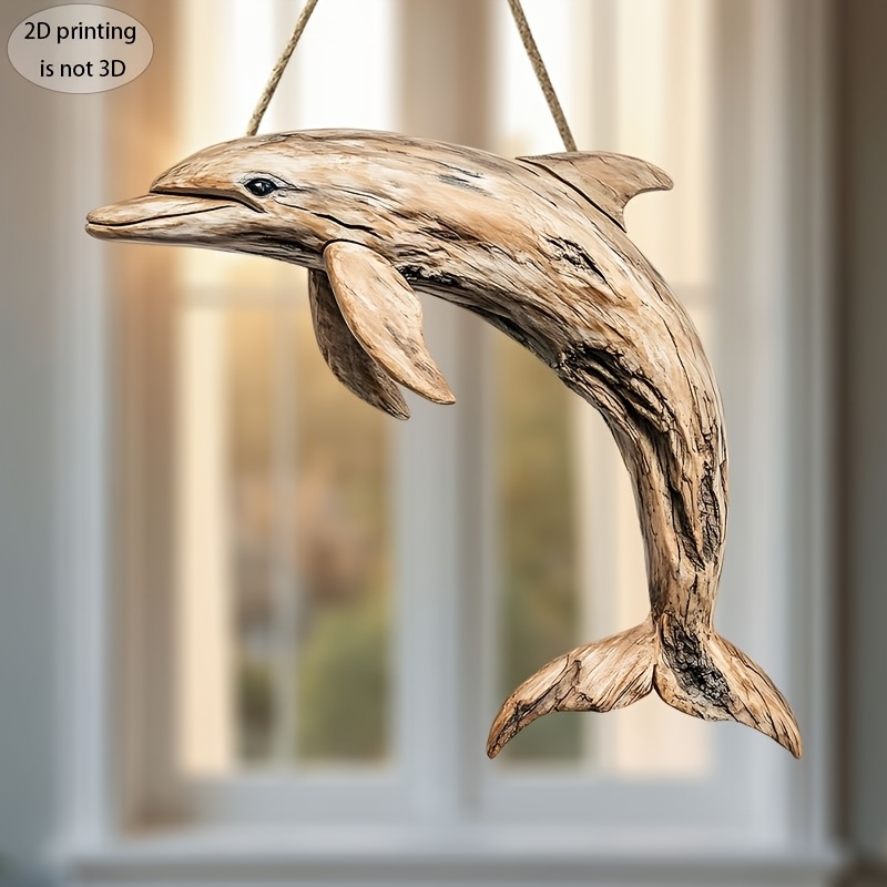 2D 10in Elegant Dolphin Wooden - Family Tree Print review and price