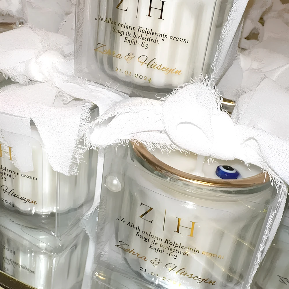 100 Sheets Personalized Weddin - Personalised Candle Label review and price