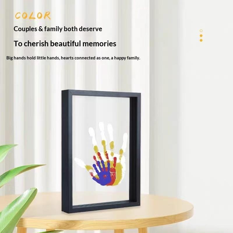 New-1Set Family Handprint Phot - Engraved Wood Frame review and price