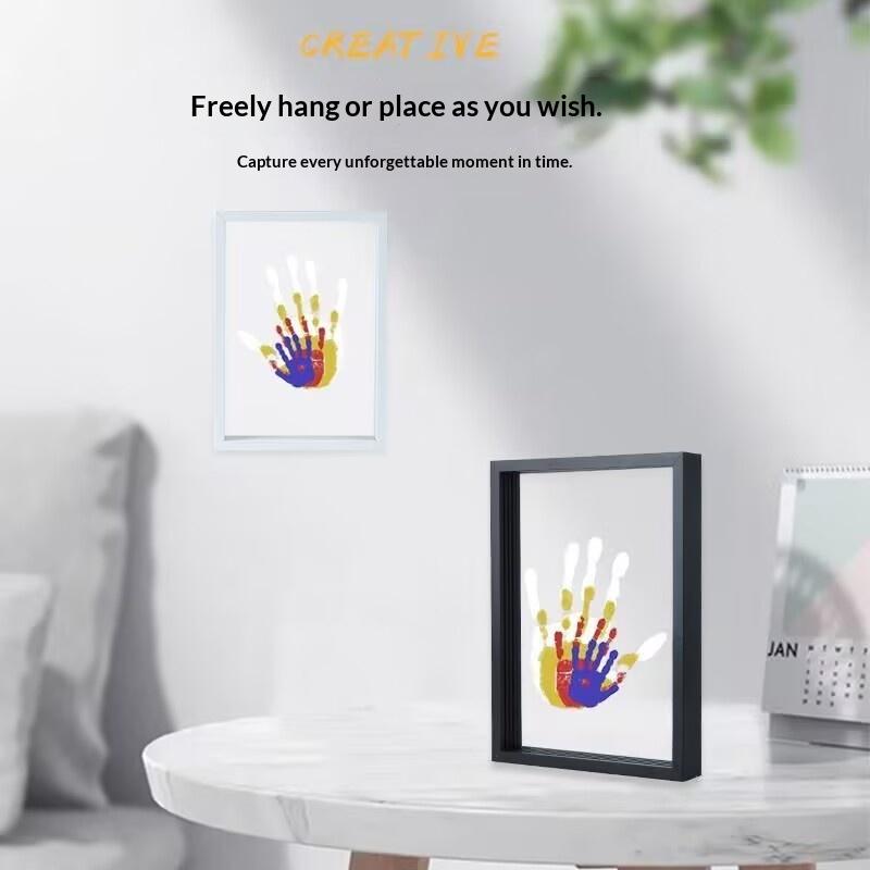 New-1Set Family Handprint Phot - Engraved Wood Frame review and price