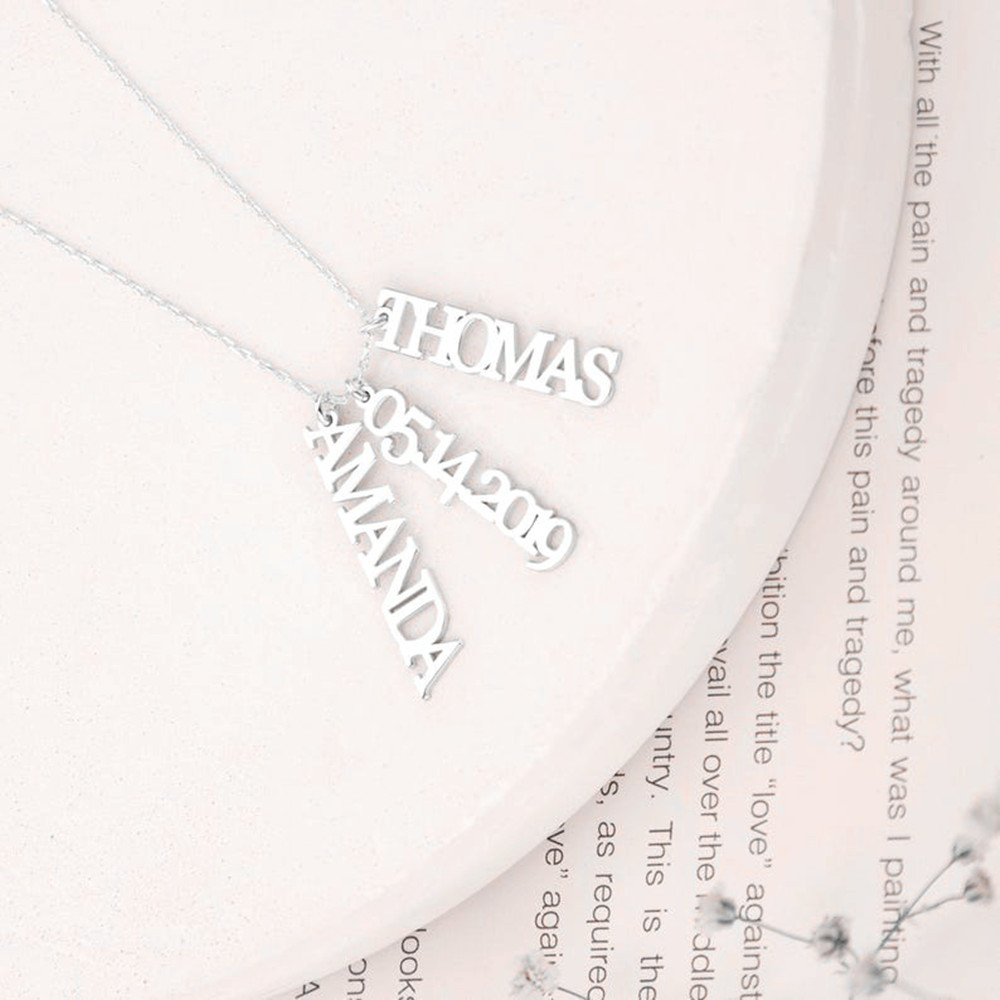 Custom Multiple Name Necklace  - Birth Flower Necklace review and price