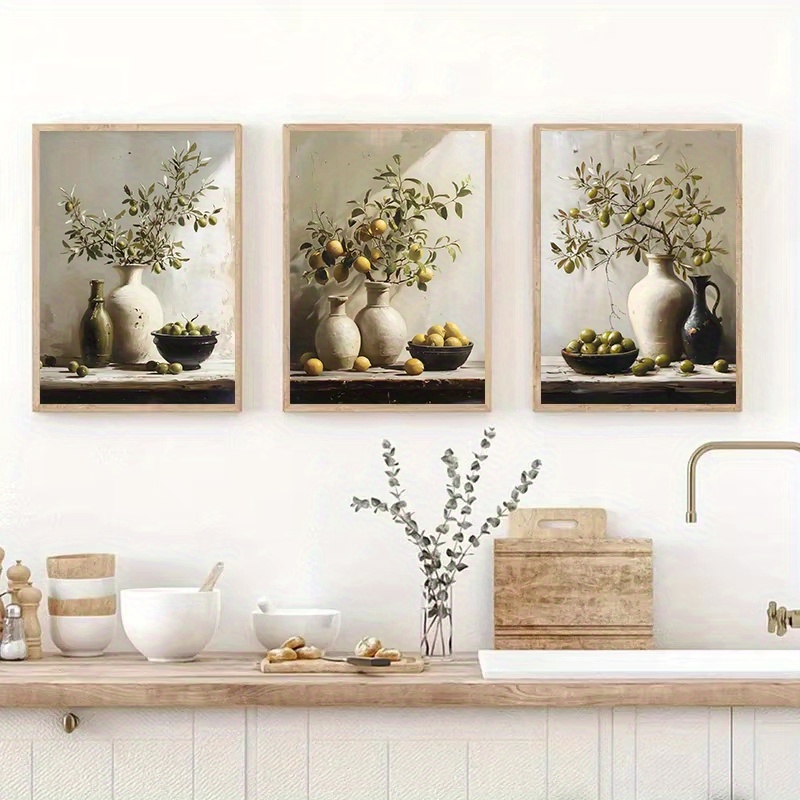 1pc Frameless  Retro Still Lif - Family Tree Print review and price
