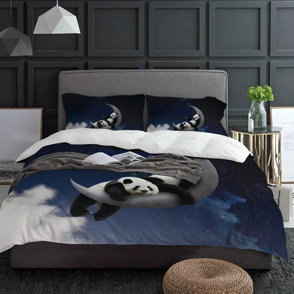 Moon Night Sky Panda Bamboo St - Custom Night Sky review and price