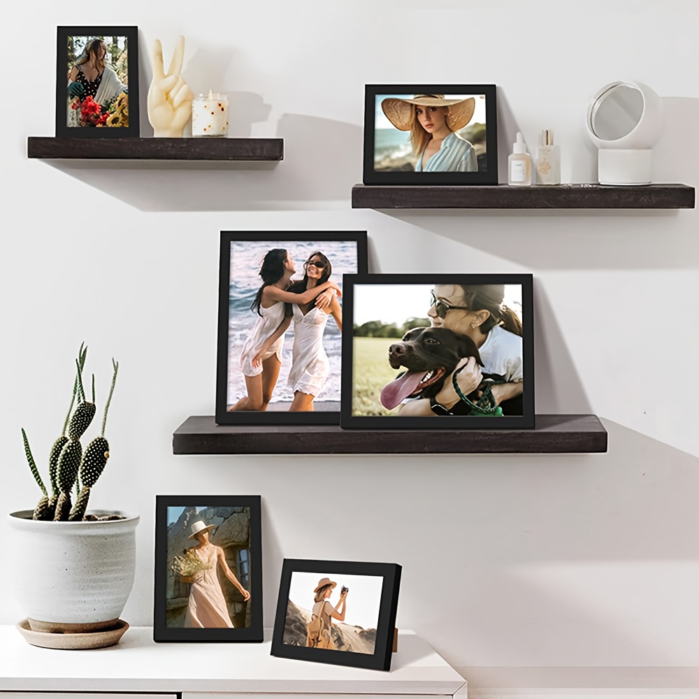 5-Piece Set A4 Black Wooden Ph - Engraved Wood Frame review and price