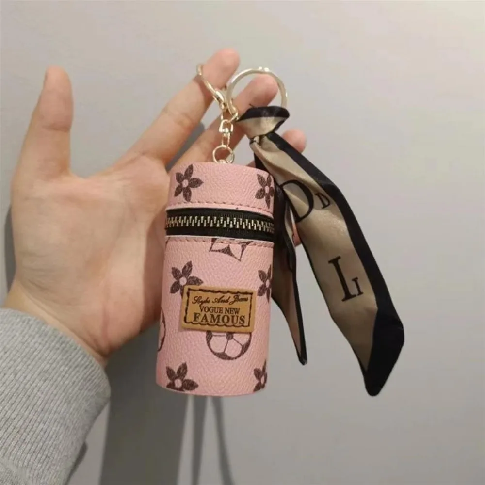 Pink Floral Monogram Print Cyl - Monogram Keychain Leather review and price