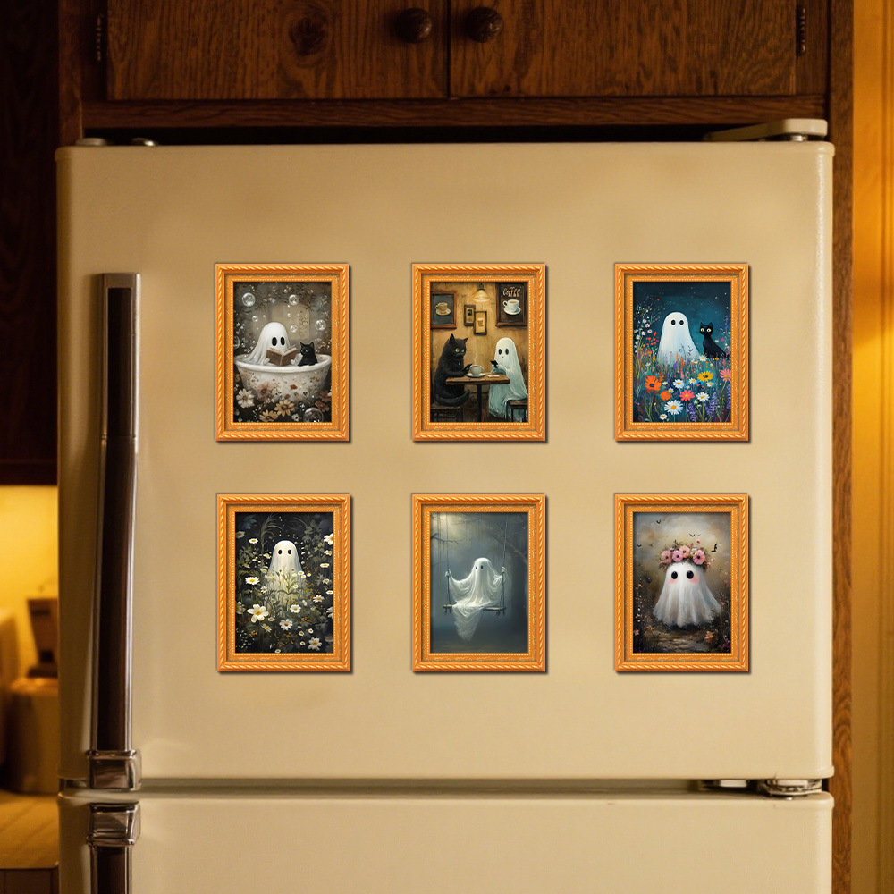 Creative 3d Halloween Fridge M - Engraved Wood Frame review and price