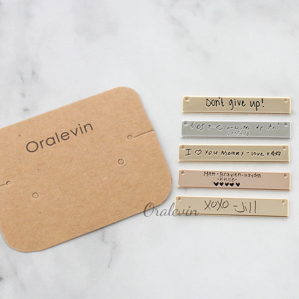 Personalized Custom Actual Han - Handwriting Necklace Bar review and price