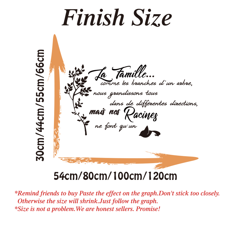 French Family Quote Tree Bird  - Family Tree Print review and price