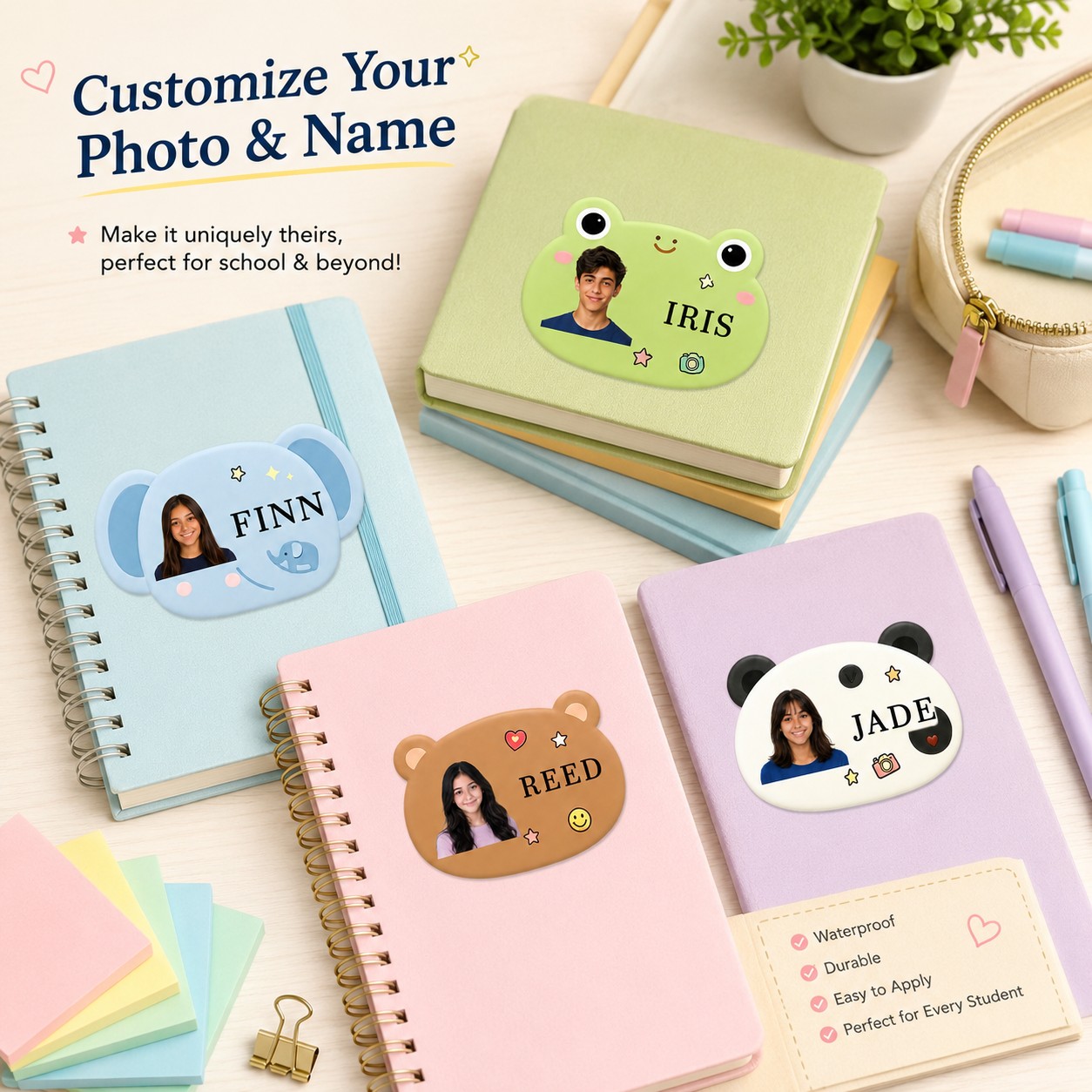 Customized Photo Name Stickers - Custom Photo Book review and price