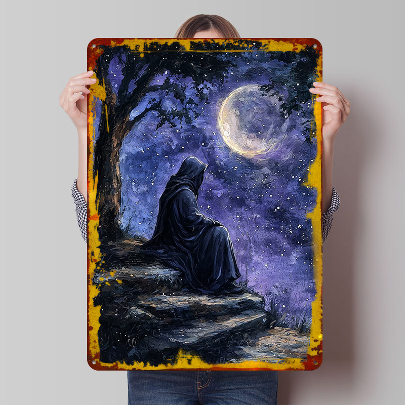 Night Sky Watcher Tin Plaque P - Custom Night Sky review and price