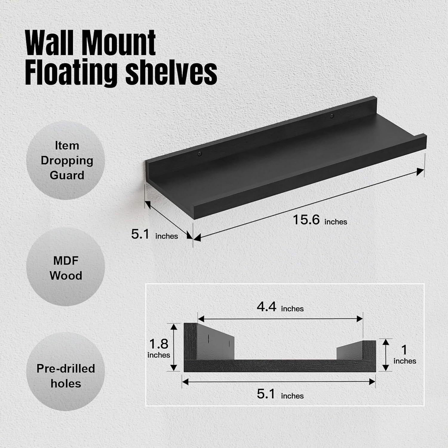 Creative wall storage rack 2-p - Engraved Wood Frame review and price