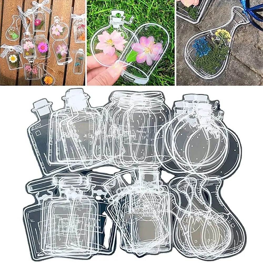 Wishing Bottle Pattern Pressed - Dried Flower Bookmark review and price
