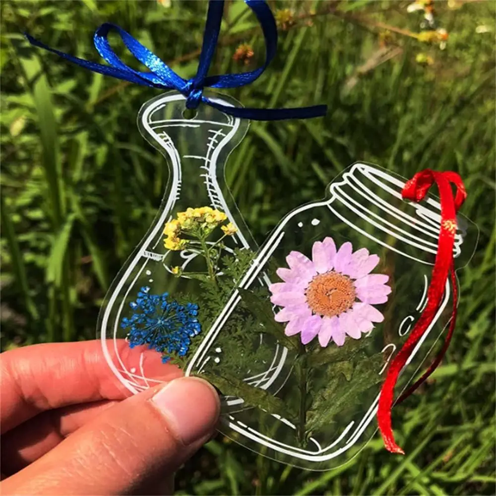Wishing Bottle Pattern Pressed - Dried Flower Bookmark review and price