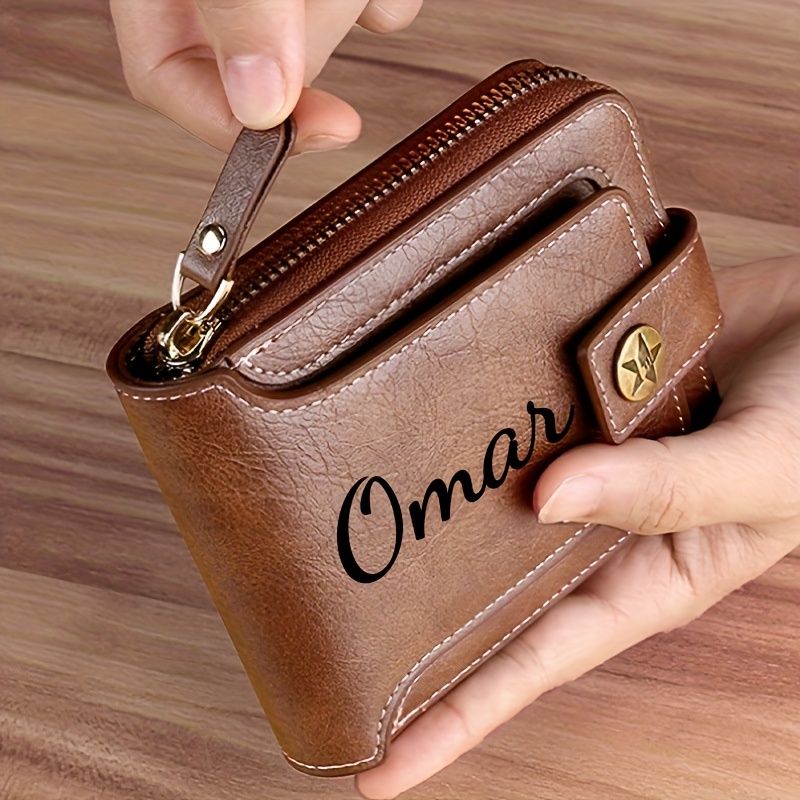 Custom Name Men's Wallet Gift  - Personalized Name Box review and price