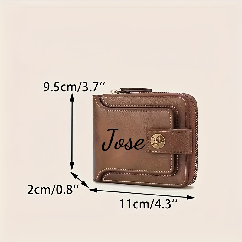 Custom Name Men's Wallet Gift  - Personalized Name Box review and price