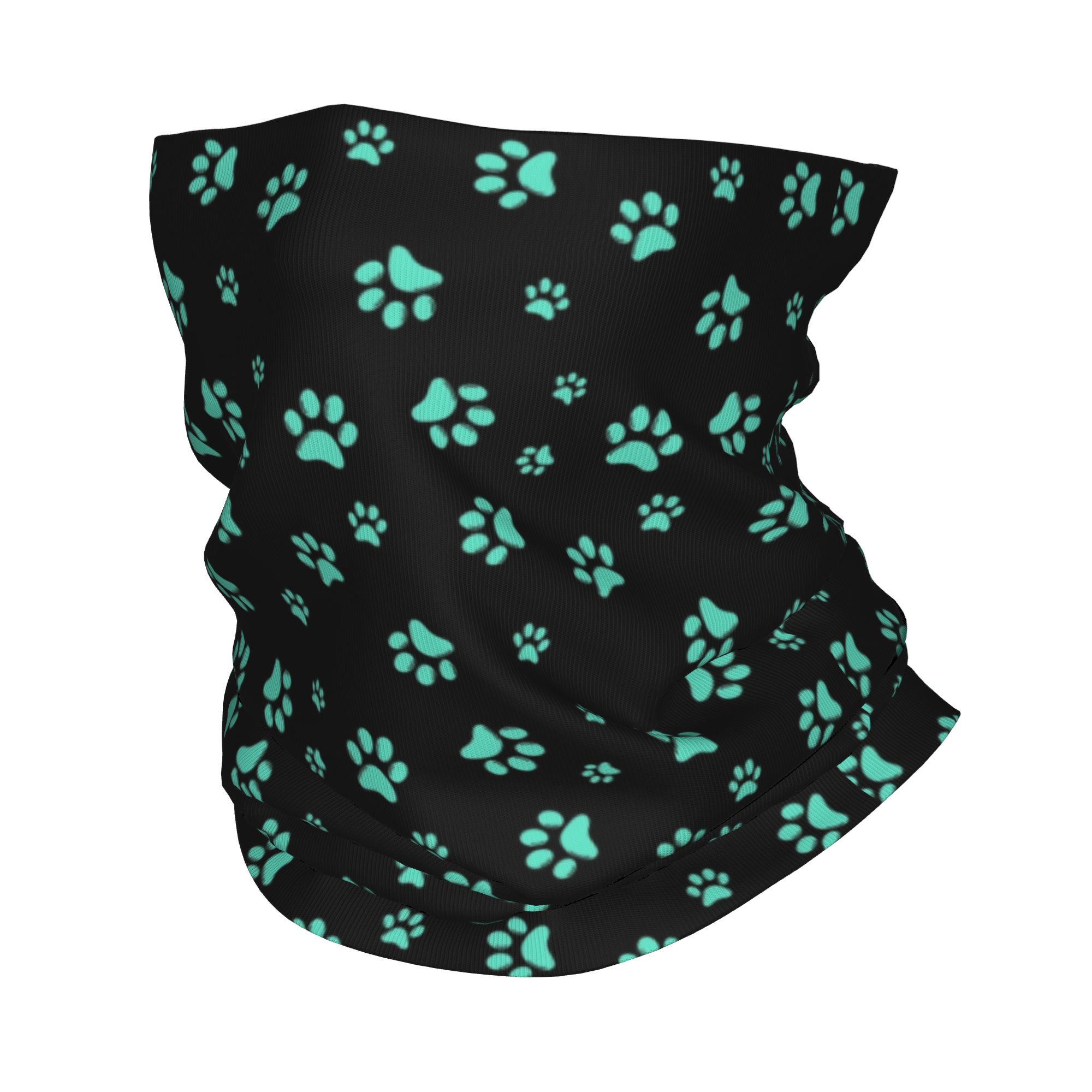 Custom Aqua Dog Paw Print Patt - Pet Portrait Custom review and price