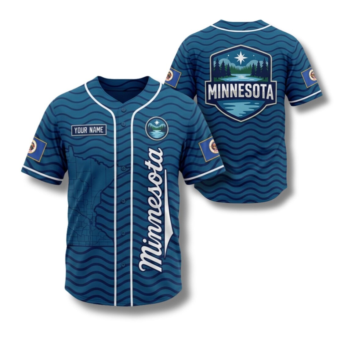Custom Minnesota Baseball Jers - Custom Star Map review and price