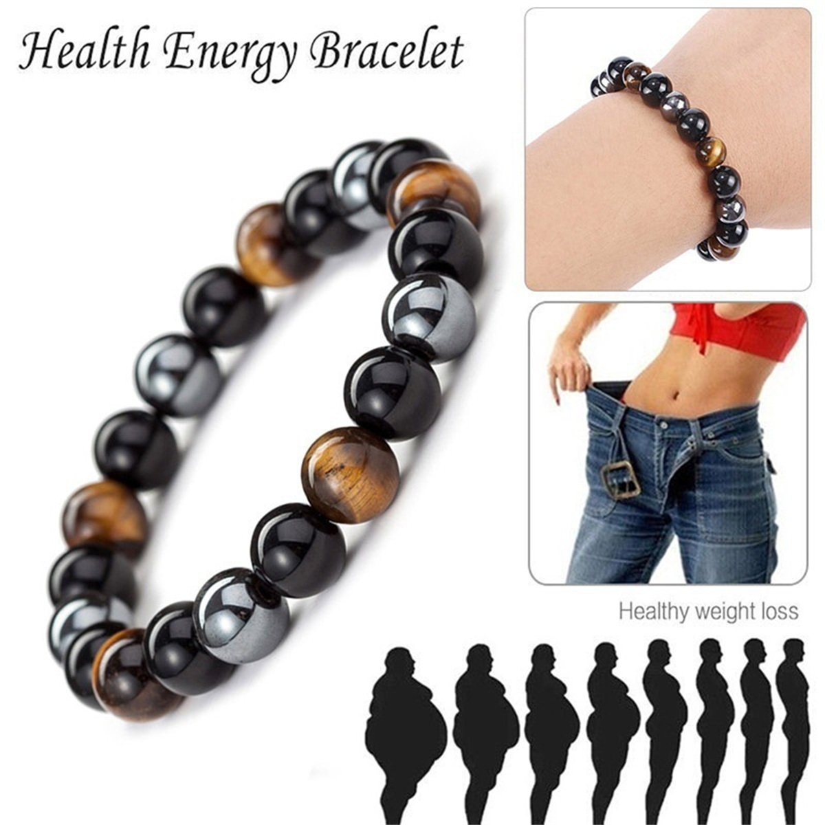 Man Bracelets Magnetic Hematit - Coordinates Bracelet review and price